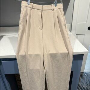 Aritzia Cream Women's Trousers